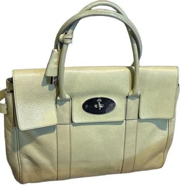 Mulberry Bayswater Heritage Handbag Pistachio Grain Leather
