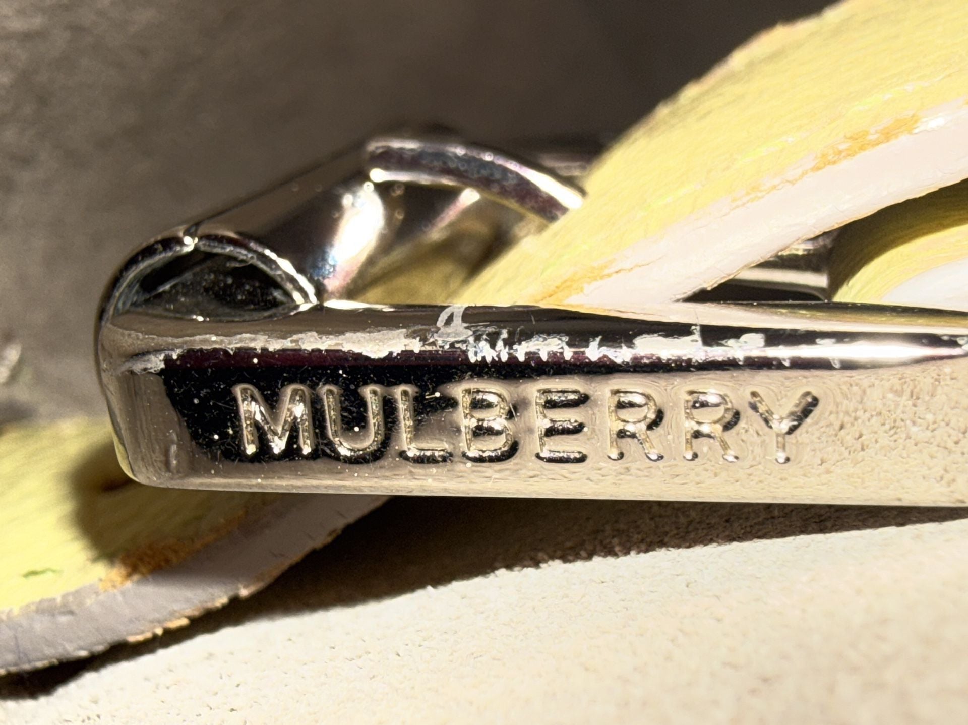 Mulberry Bayswater Heritage Handbag Pistachio Grain Leather 17