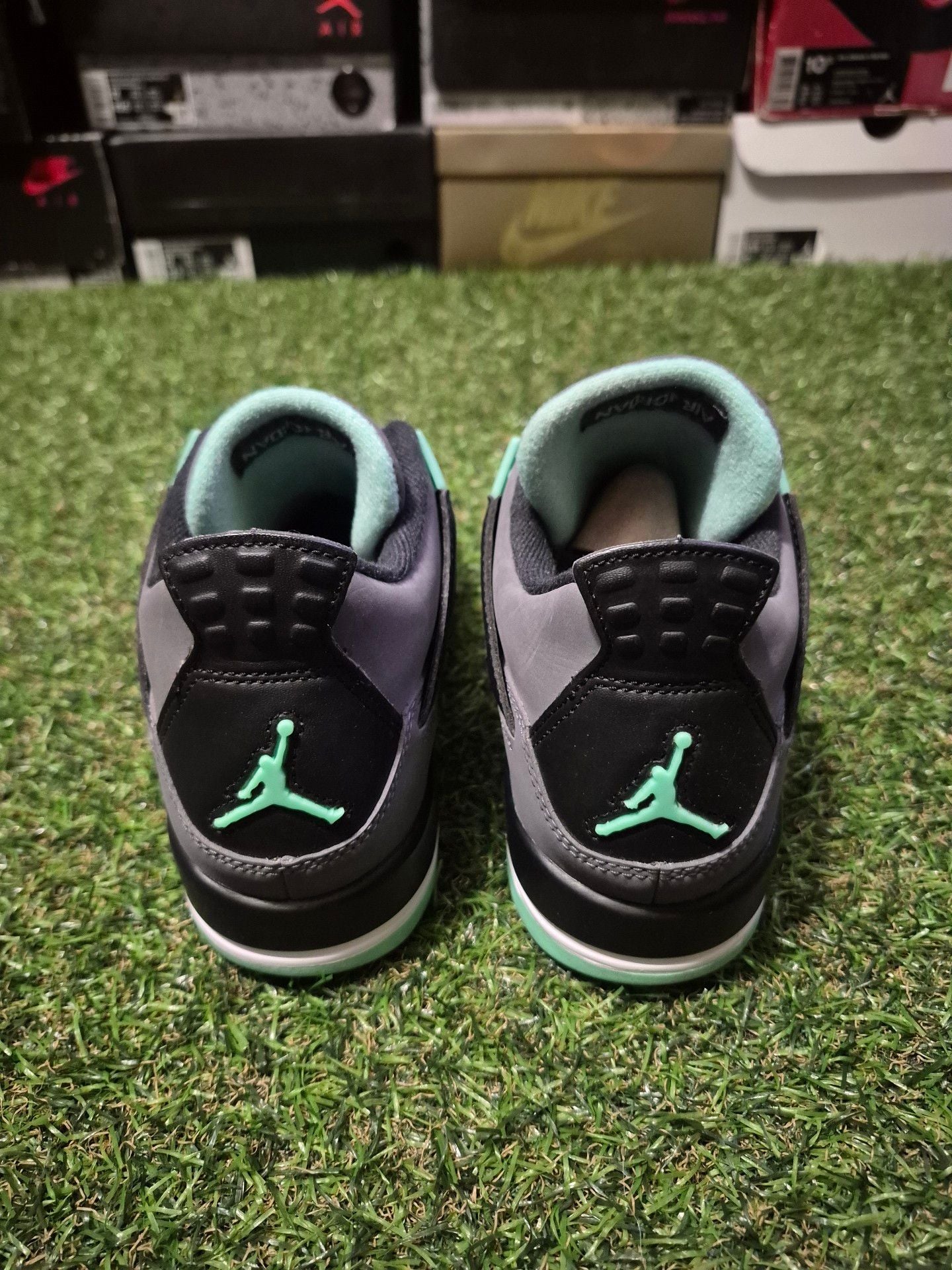 Nike Air Jordan 4 Retro Green Glow Sneakers 5