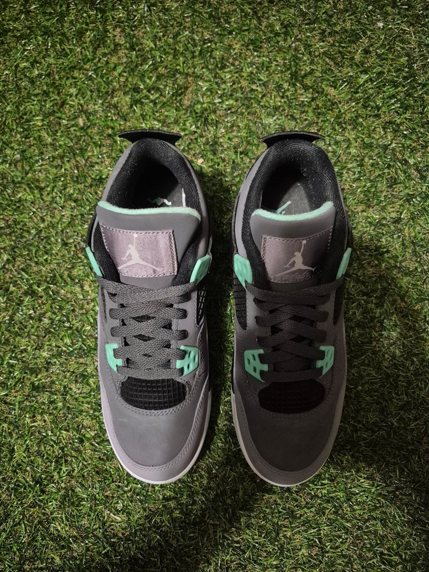 Nike Air Jordan 4 Retro Green Glow Sneakers 6