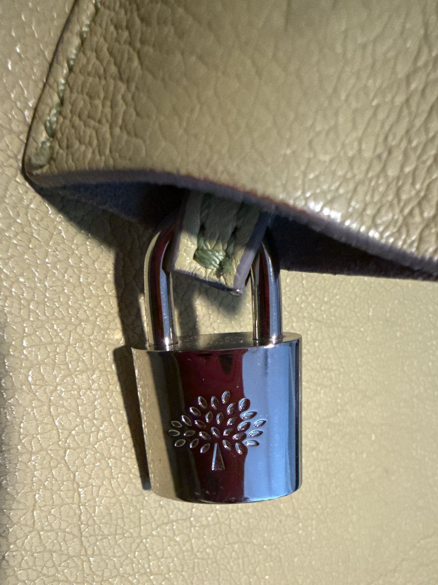 Mulberry Bayswater Heritage Handbag Pistachio Grain Leather 20