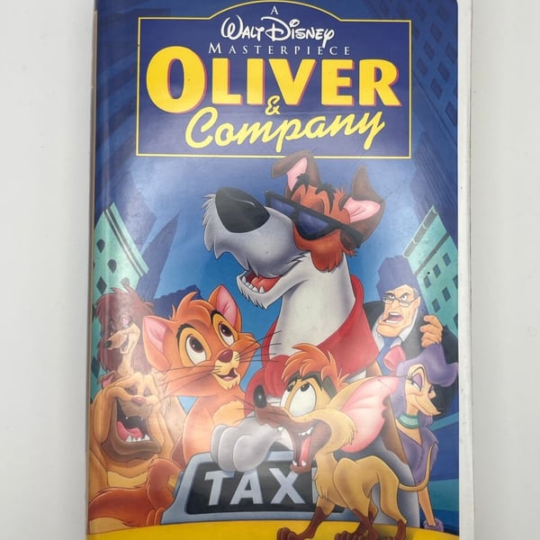 Walt Disney Masterpiece Oliver And Company Vhs Tape