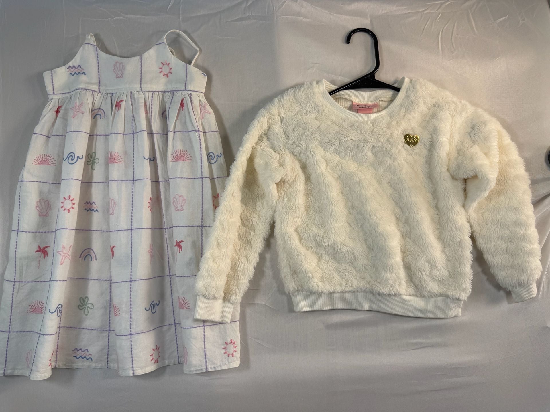 Juicy Couture Fuzzy Sweater & Cotton On for kids dress (bundle) 1