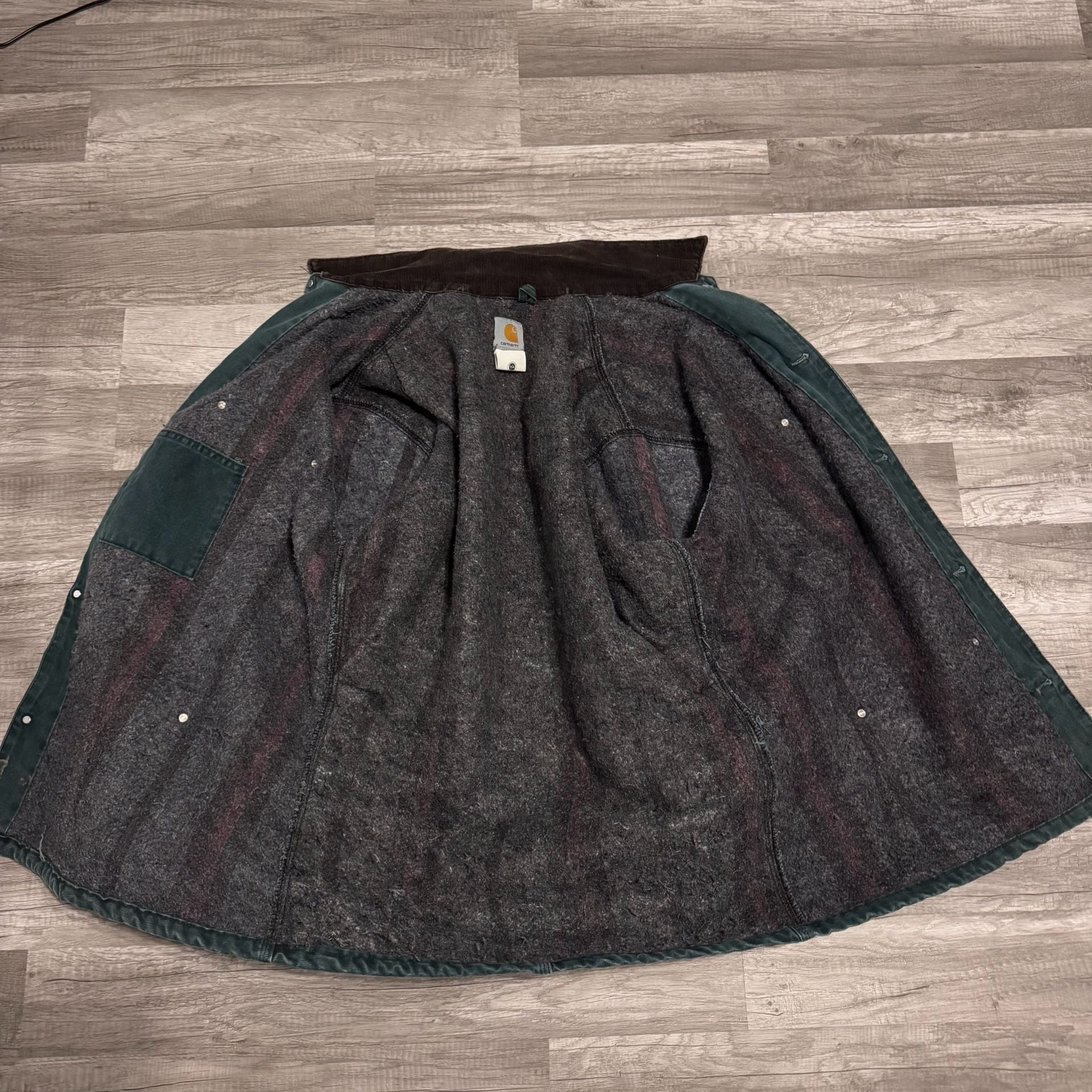 Carhartt C02HTG Chore Jacket Size Tall Large Green 4