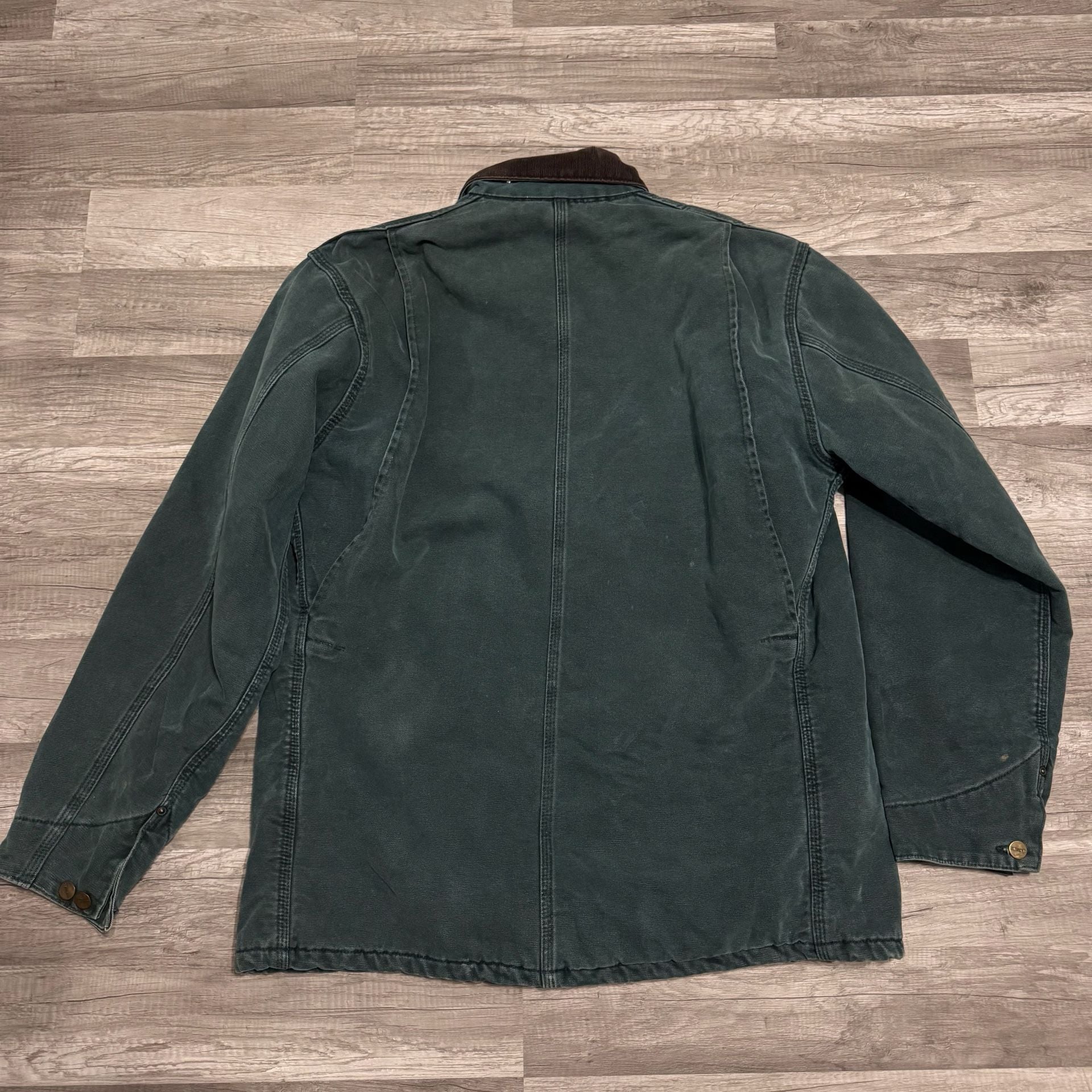 Carhartt C02HTG Chore Jacket Size Tall Large Green 10