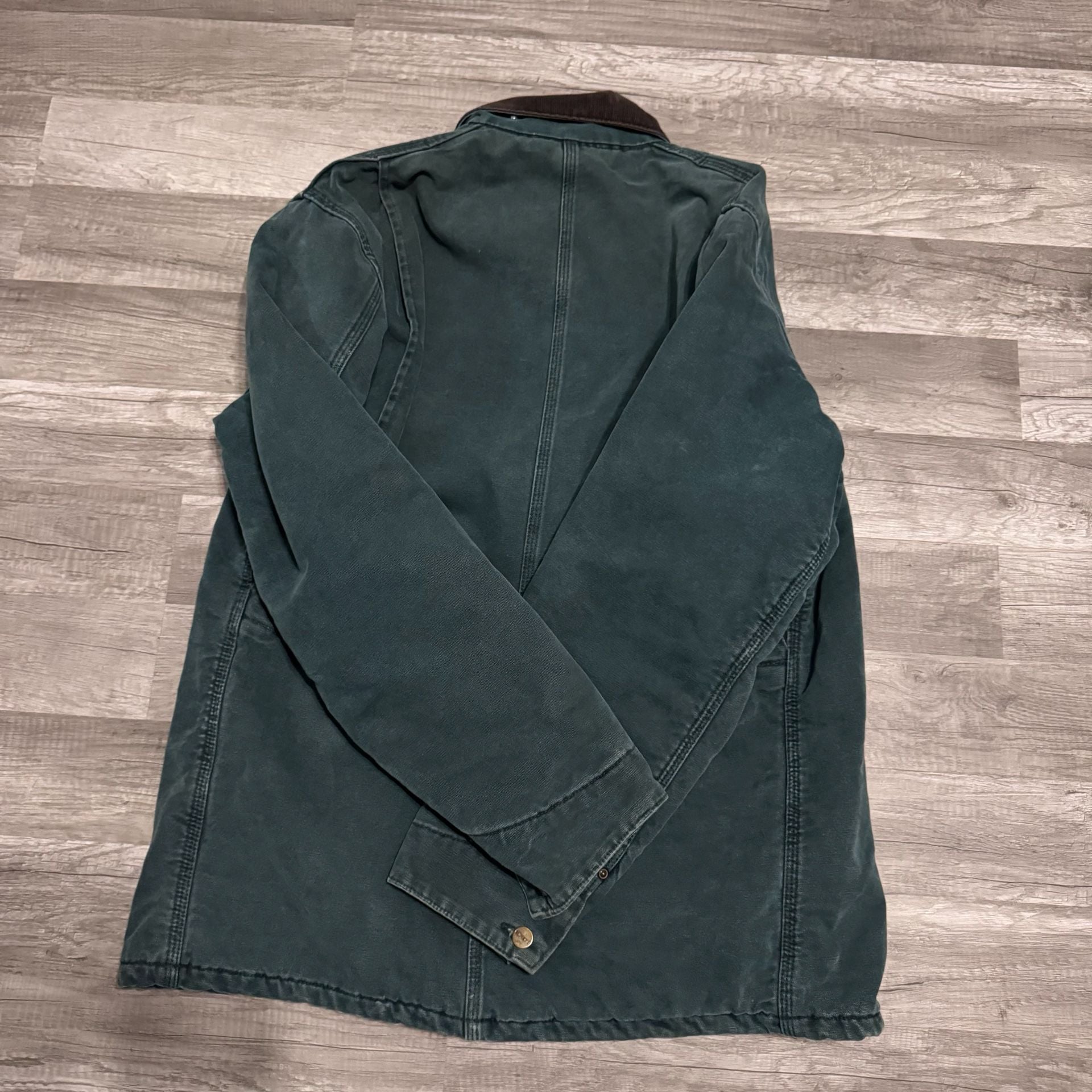 Carhartt C02HTG Chore Jacket Size Tall Large Green 11