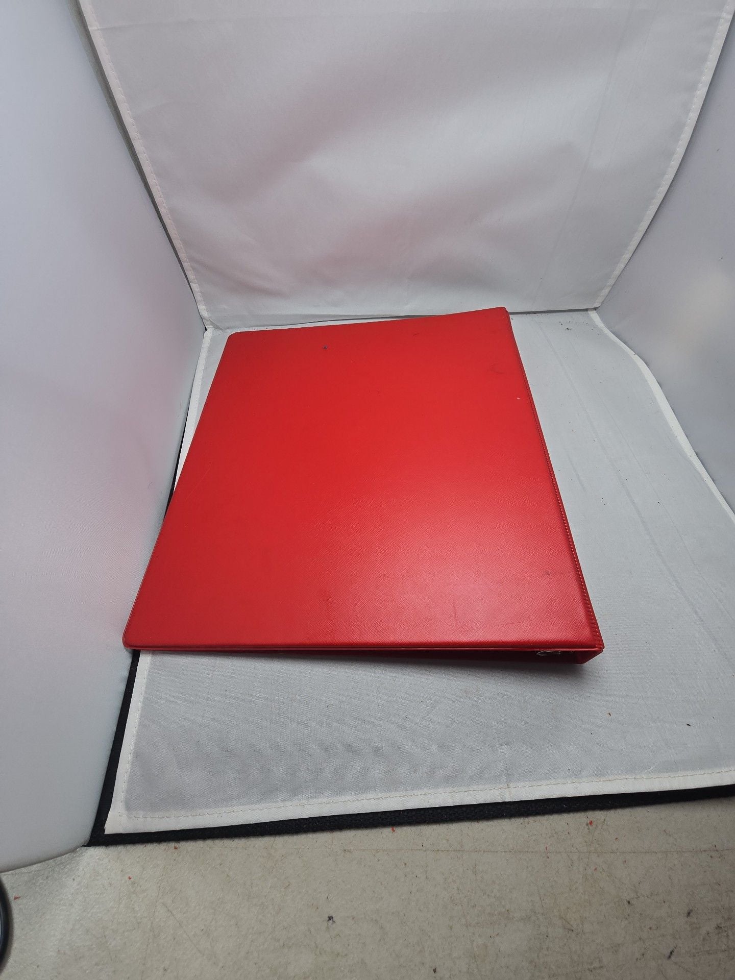 American Red Cross 3-Ring Binder Red Vinyl 4