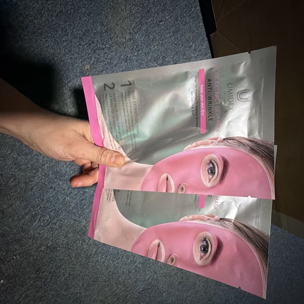 #396 Umidex Rose Extract Gel Mask Anti-Wrinkle 2 Pack