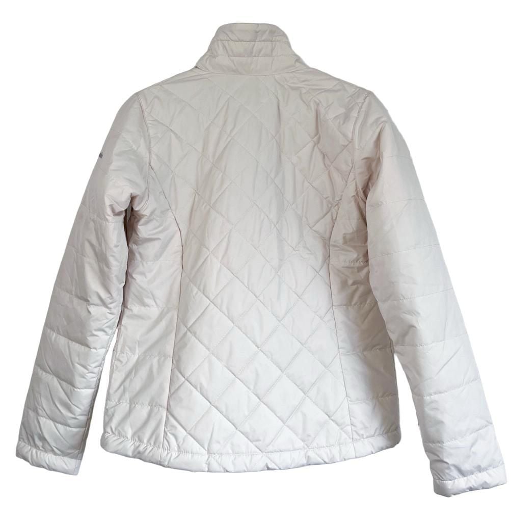 I’m Columbia Quilted Jacket Size S Cream Winter Outerwear 4