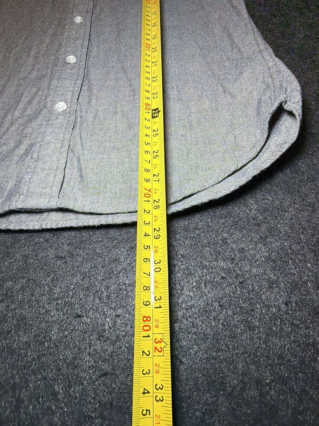 Timberland Men Gray Long Sleeve Button Down Shirt Slim Fit Size Medium 6