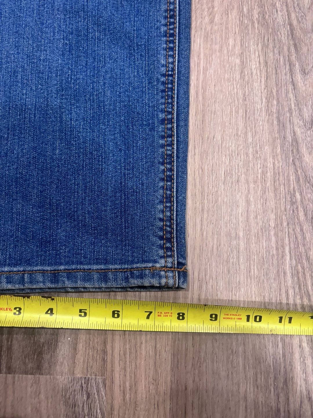 Cato Classic Stretch Waist Jeans Size 10 Average Blue Denim Straight Leg 6