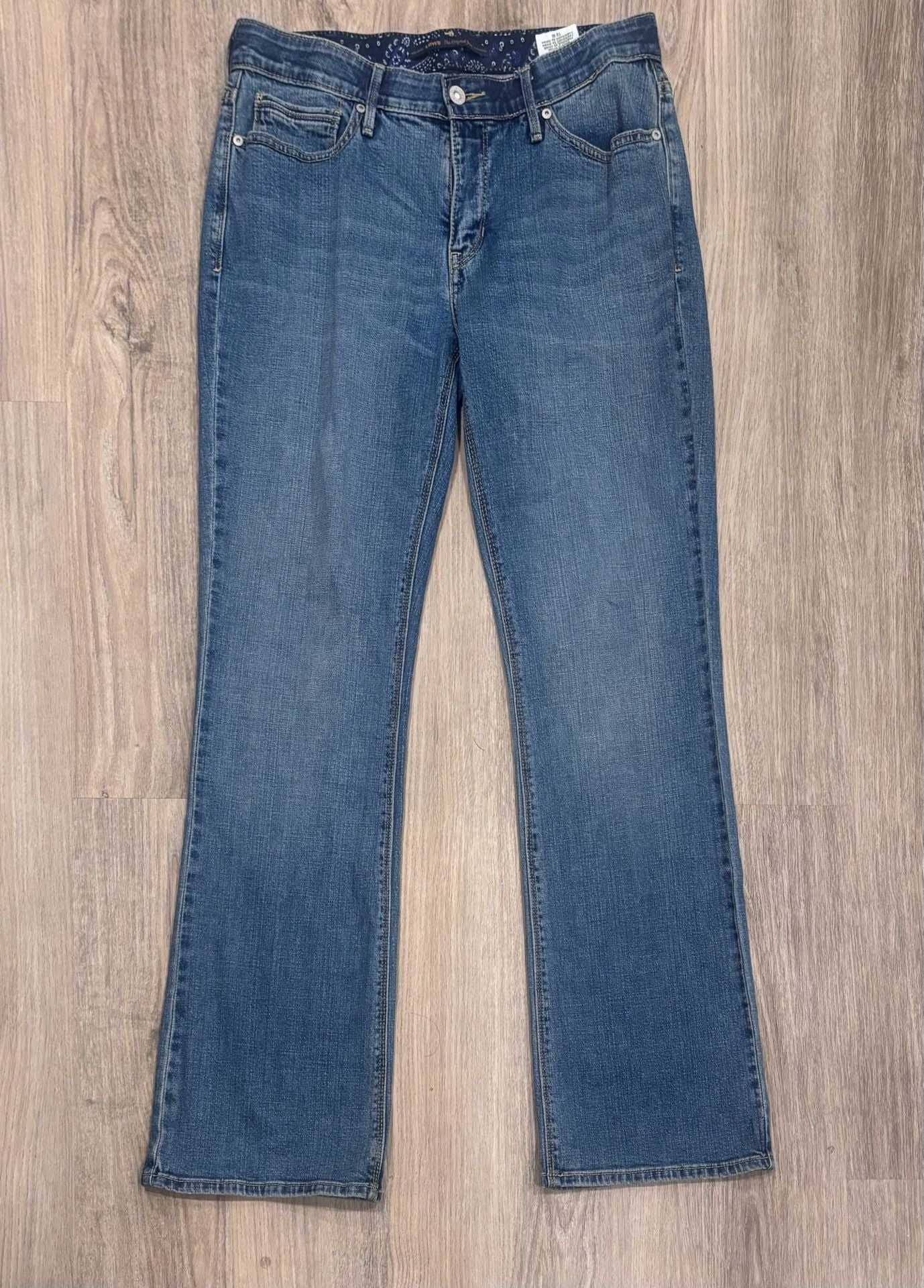 Levi's Perfect Waist Boot Cut 525 Jeans Size 10M Blue Denim 2
