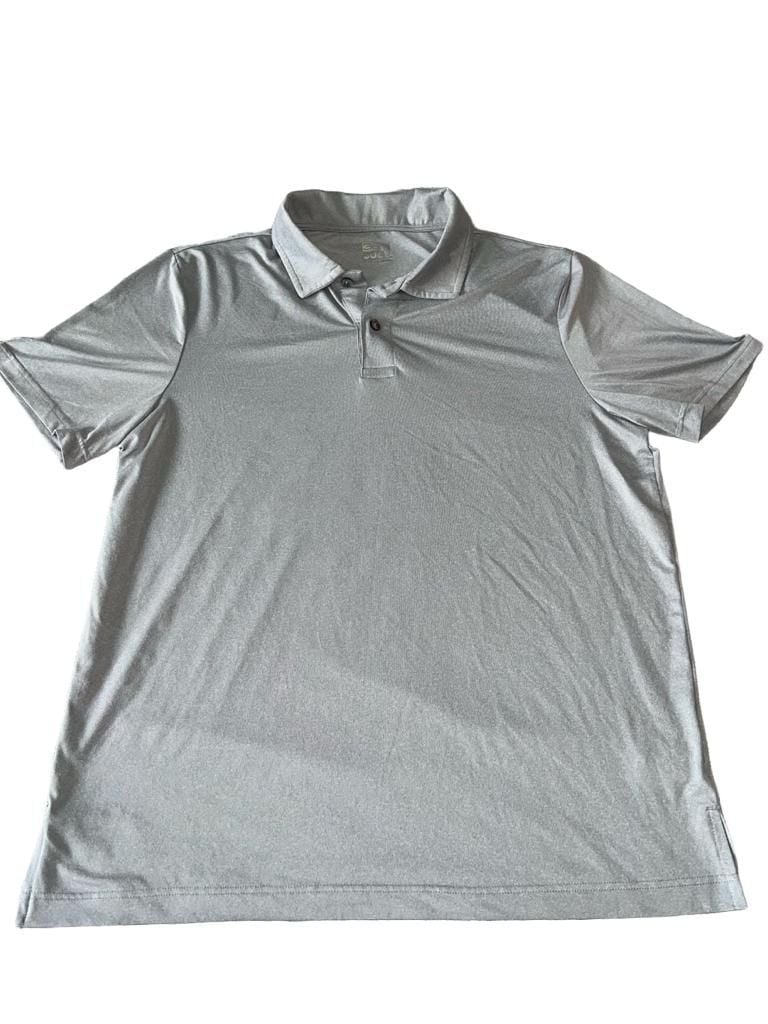 32 Degrees Cool Men’s Polo Shirt Size L Gray Heathered Short Sleeve 2