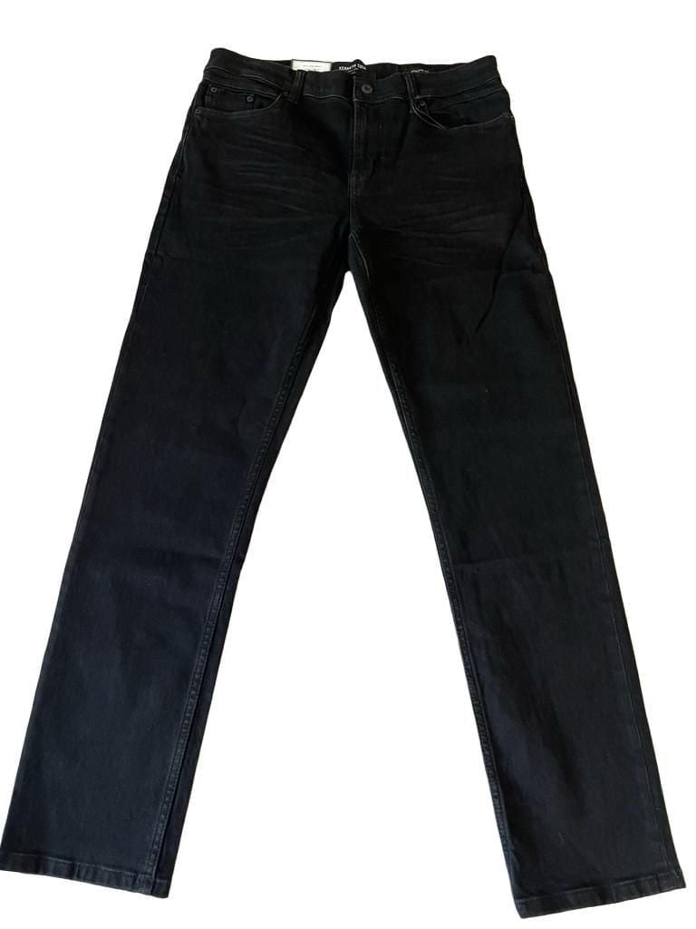 Kenneth Cole Athletic Fit Jeans Size 32x32 Black Denim 2