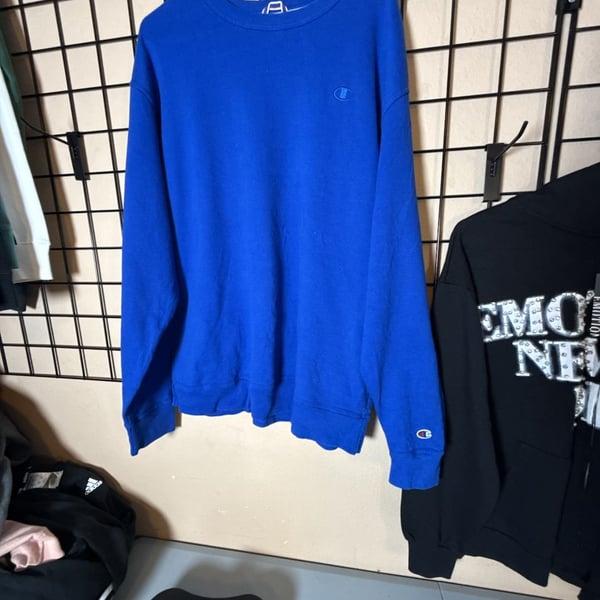 Champion Crewneck Sweatshirt Size XL Blue Authentic Athleticwear