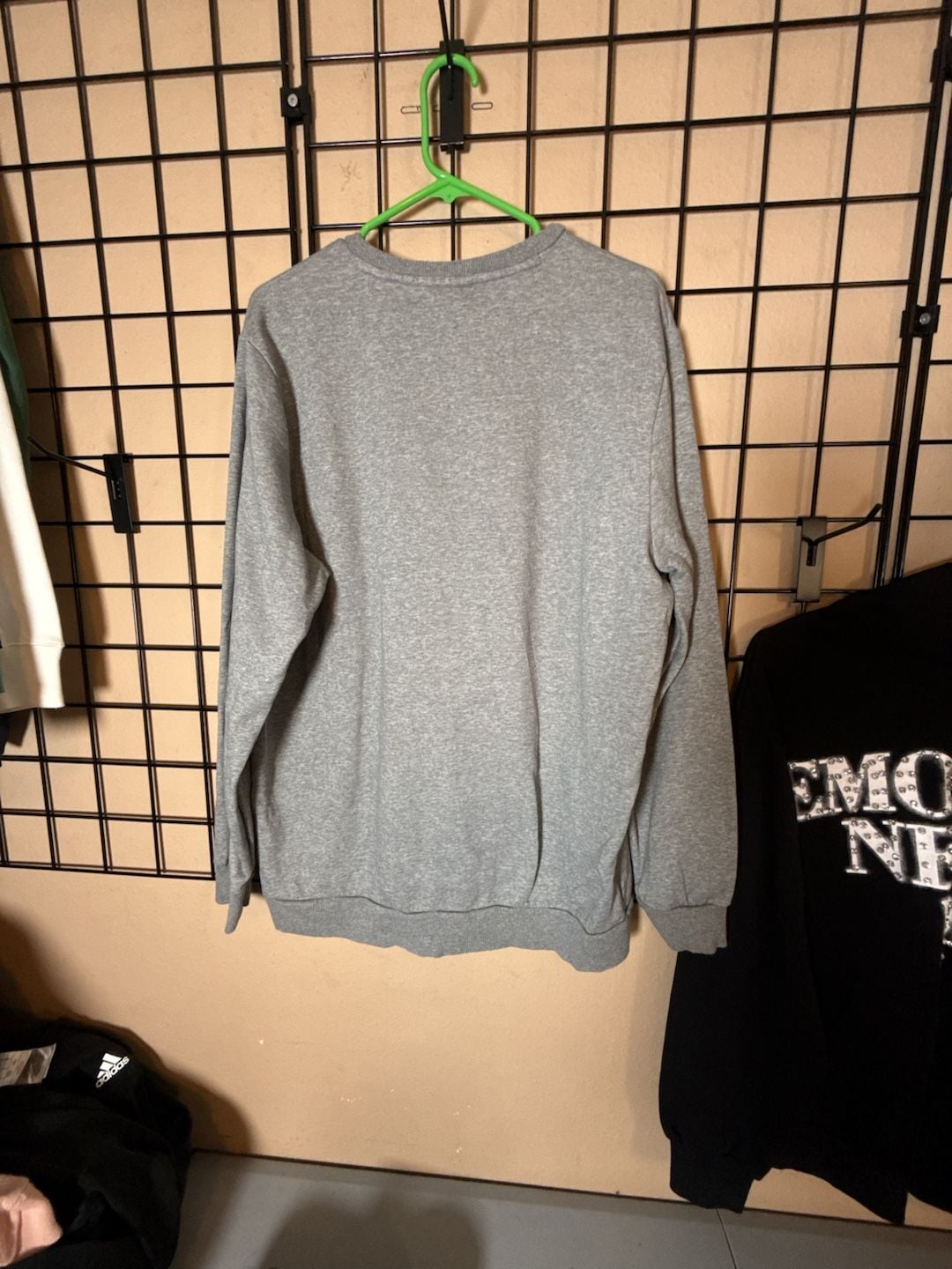 Puma Side by Side Crewneck Sweatshirt Size L Gray 4