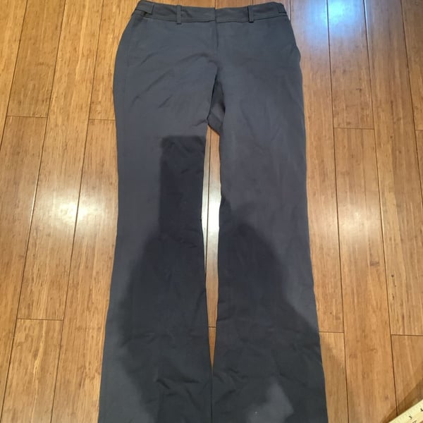 Express Columnist Pants Size 4R Grey Trouser Dress Pants