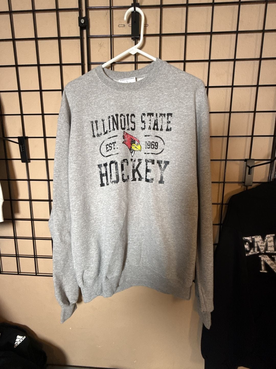 Champion Illinois State Hockey Sweatshirt Size L Gray 2
