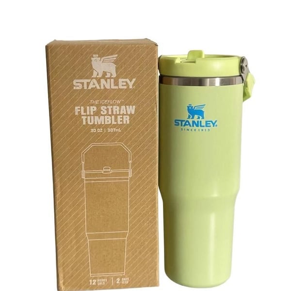 Stanley IceFlow Flip Straw Tumbler 30 OZ Citron