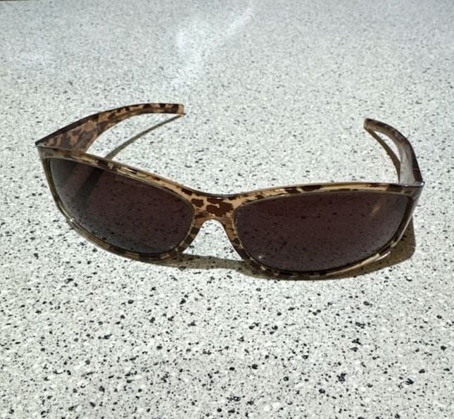 Dolce & Gabbana DG 804S Sunglasses Size 120 Brown Leopard Print 2