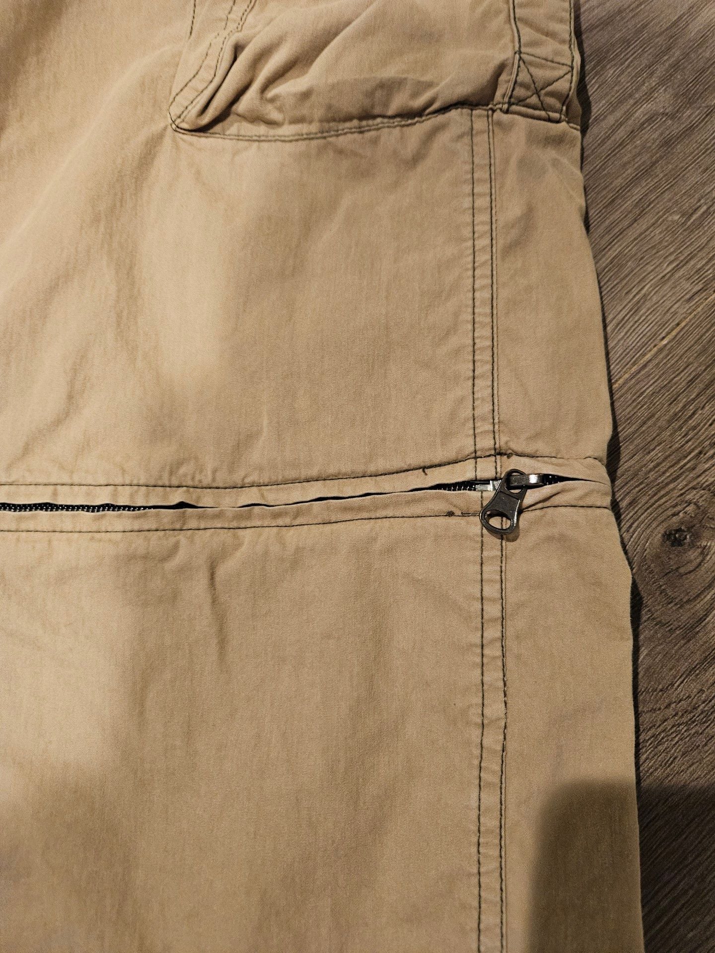 Vintage Men's Bugle Boy Convertible Cargo Pants 90s/Y2K Skater Size 36x32 7