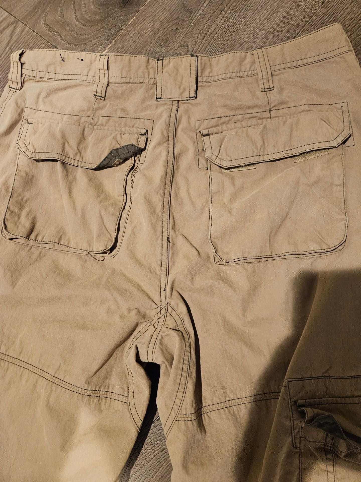 Vintage Men's Bugle Boy Convertible Cargo Pants 90s/Y2K Skater Size 36x32 9