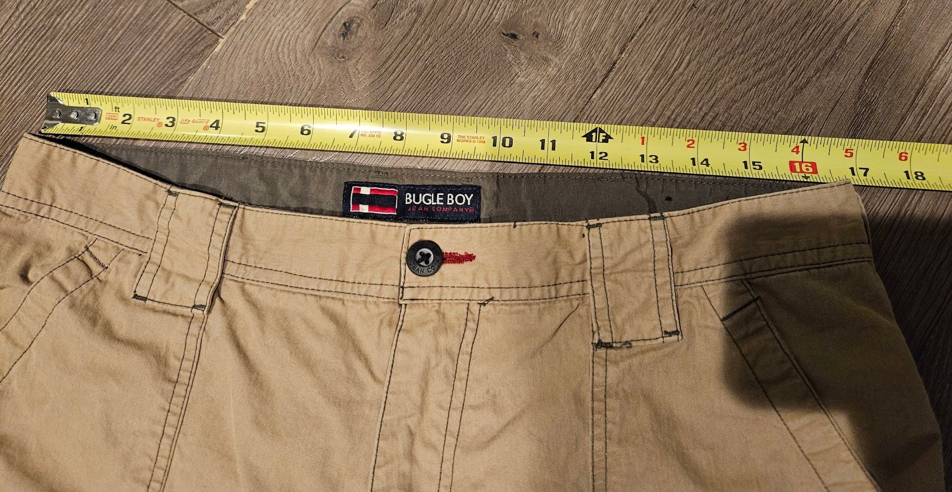 Vintage Men's Bugle Boy Convertible Cargo Pants 90s/Y2K Skater Size 36x32 11