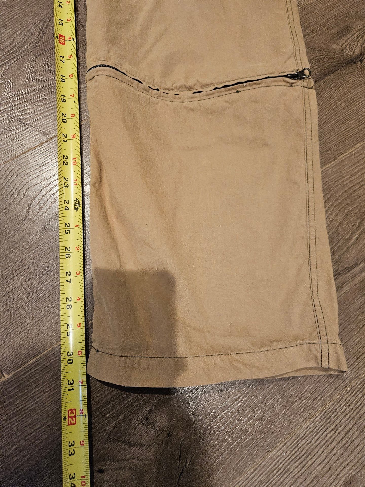 Vintage Men's Bugle Boy Convertible Cargo Pants 90s/Y2K Skater Size 36x32 12