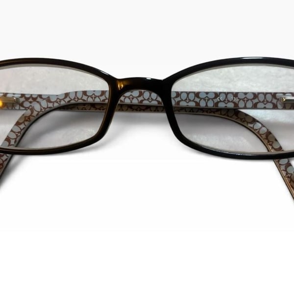 Coach Hilary Eyeglasses Size 47-17-135 Brown Signature C Frames
