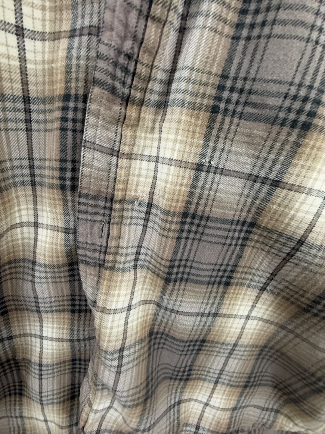 Hobbs Creek Flannel Shirt Size XL Brown Plaid Long Sleeve Button Down 5