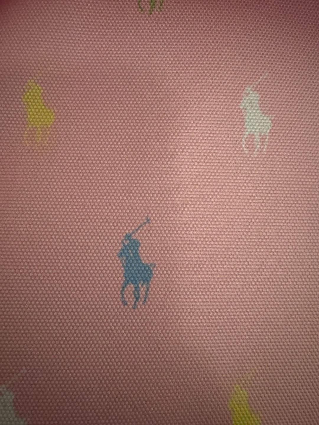 Polo Ralph Lauren All-Over Pony Print Pink Backpack New With Tags 4
