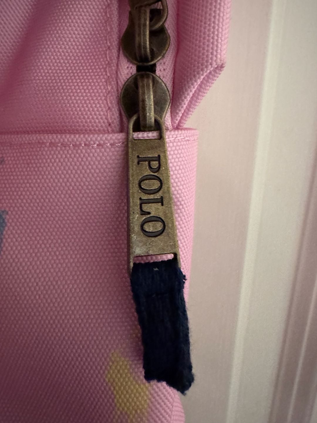 Polo Ralph Lauren All-Over Pony Print Pink Backpack New With Tags 5
