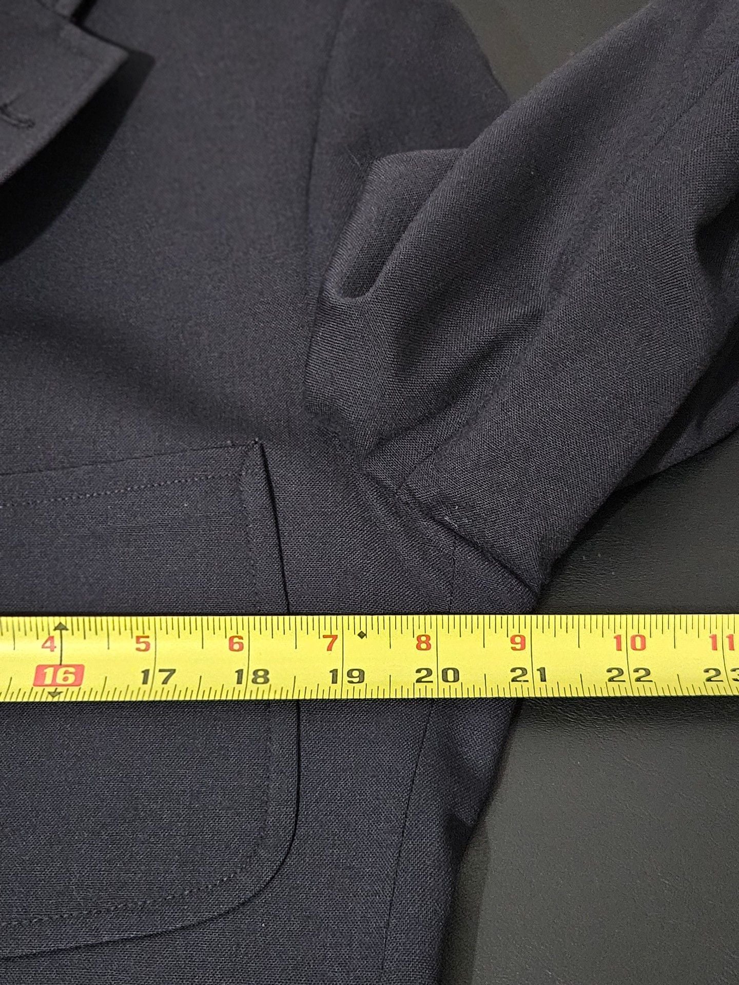 BEN SILVER Blue Wool Gold Button Luxury Sport Coat Blazer Jacket 38 R with Tie 13