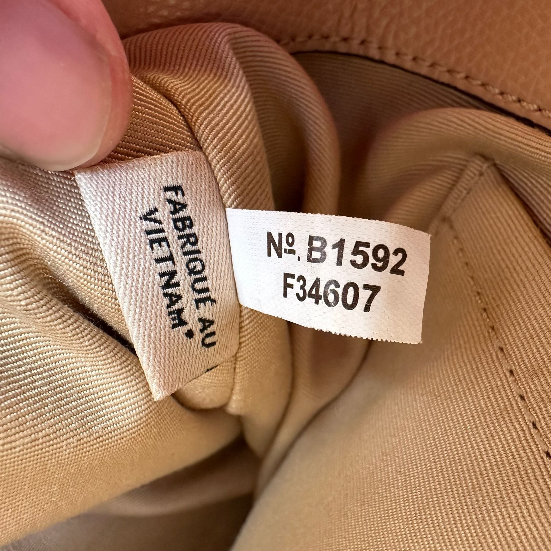 Coach Small Margot Carryall Pebble Leather Satchel Beige 9
