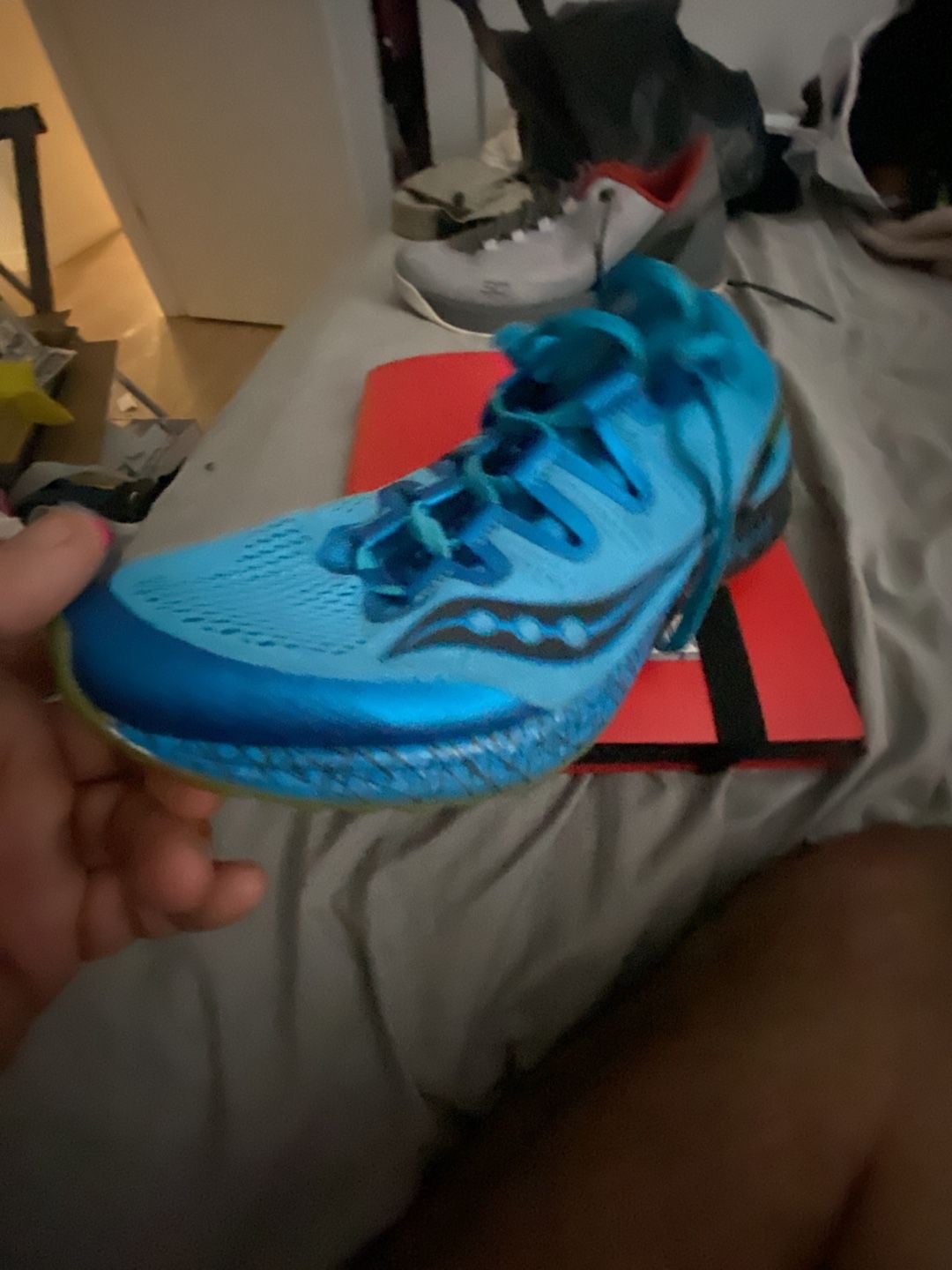 Saucony Freedom ISO Running Shoes Blue Everun 3