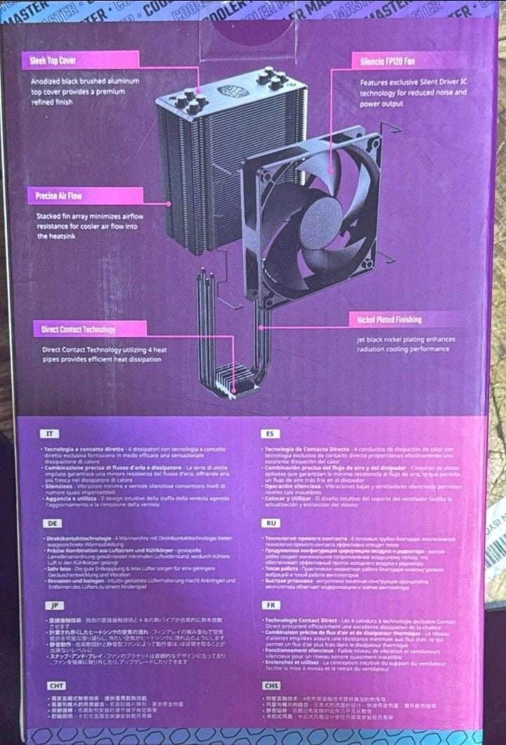 Cooler Master Hyper 212 Black CPU Air Cooler 4