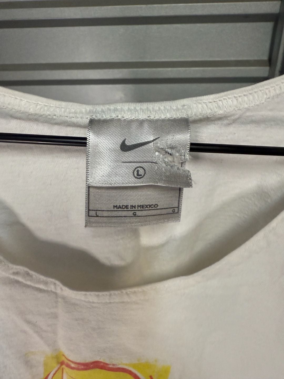 Nike Silver Tag Vintage Tank Top Large White 3