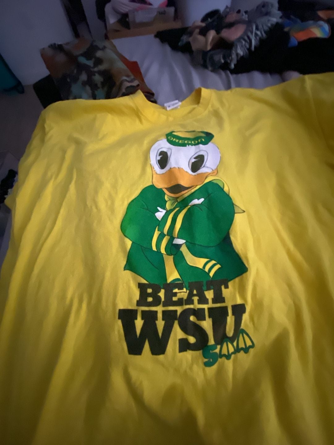 Fruit of the Loom Oregon Ducks Beat WSU T-Shirt 1