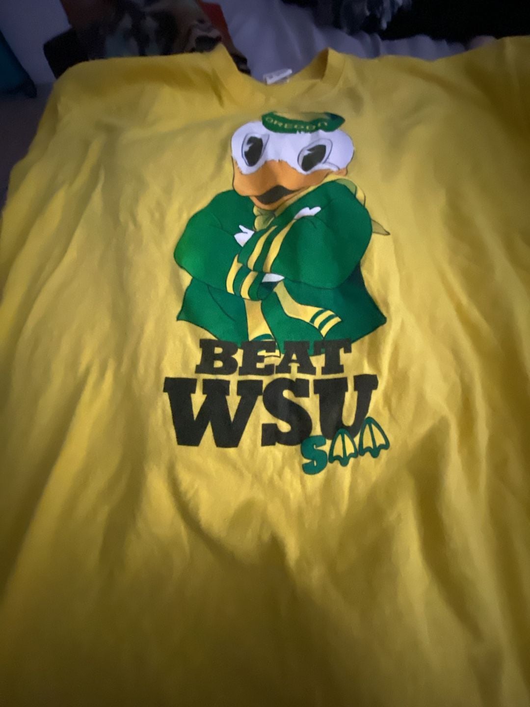 Fruit of the Loom Oregon Ducks Beat WSU T-Shirt 2