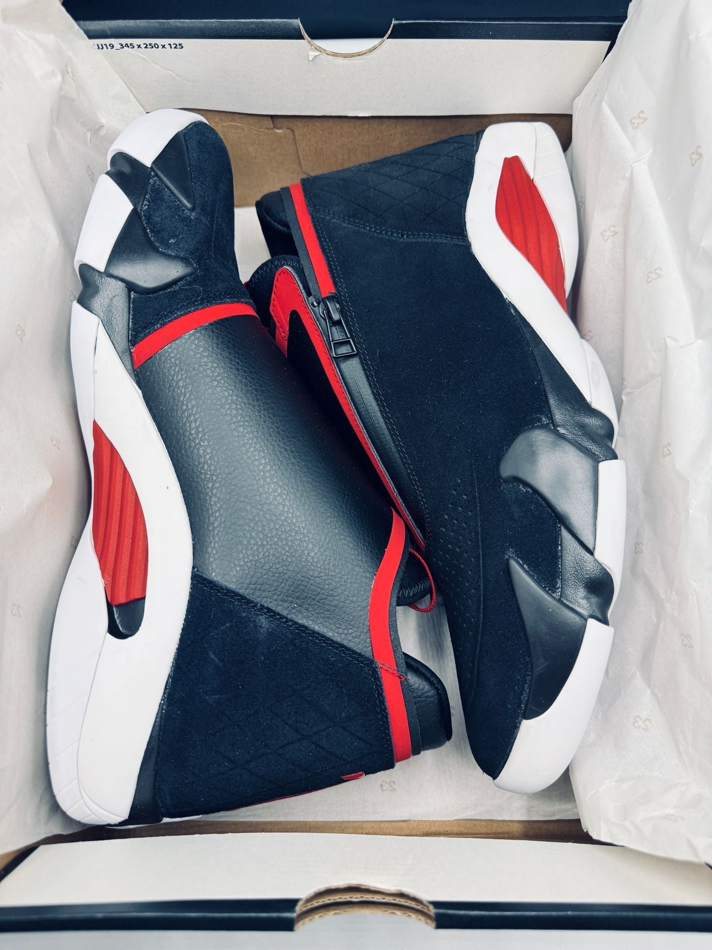 Jordan Jumpman Z Size 12 Black Gym Red White AQ9119-001 Sneakers Brand New !! 3