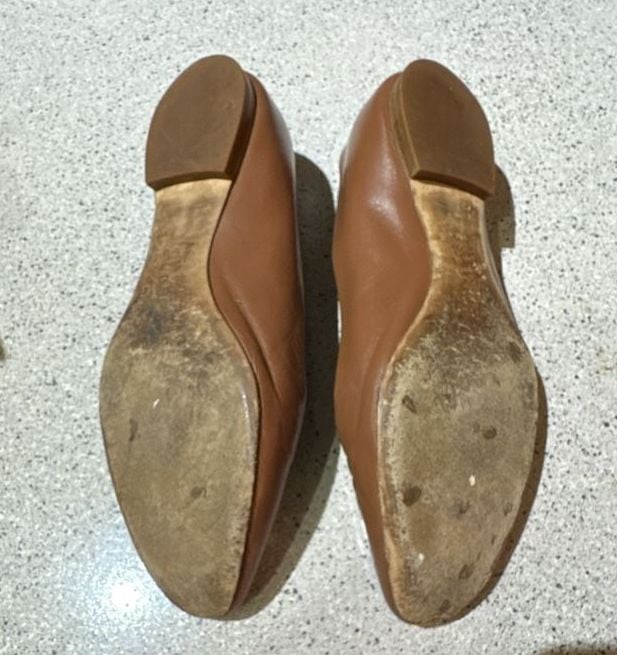 Tory Burch Raleigh Leather Ballet Flats Brown 7