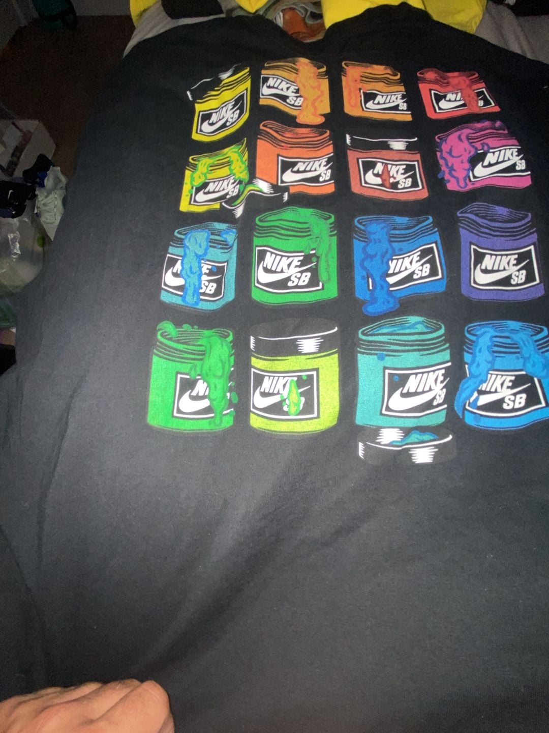 Nike SB Paint Can Graphic T-Shirt Size XL Black 3