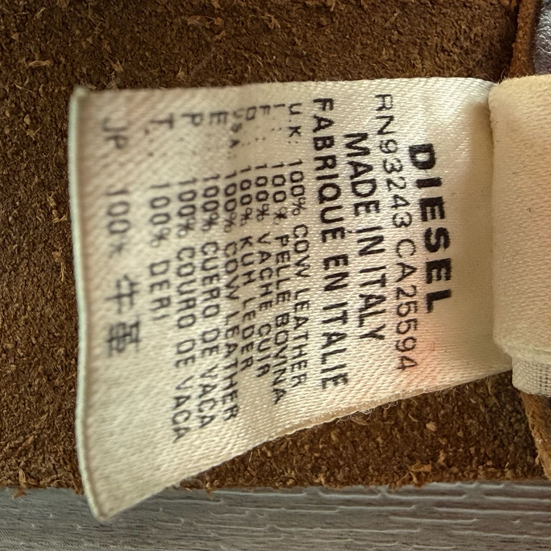 Diesel Brown Leather Belt 8