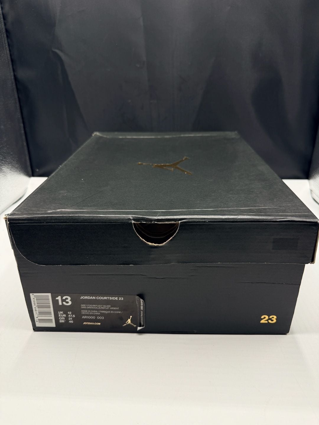 Jordan Courtside 23 Size 13 Grey Fog Reflective Silver AR1000 003 Brand New!! 4