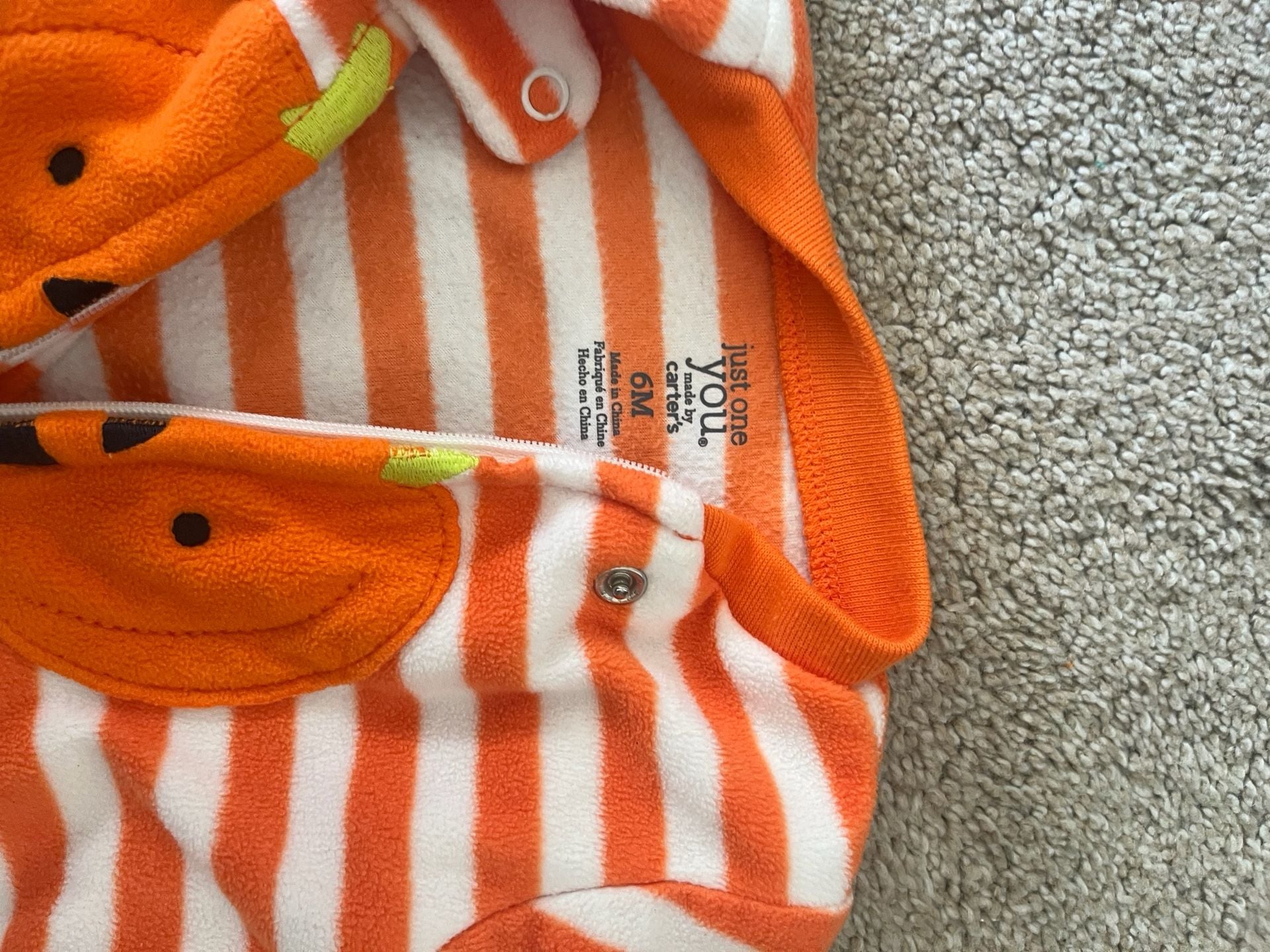 Carter'S Pumpkin outfit 6M 3