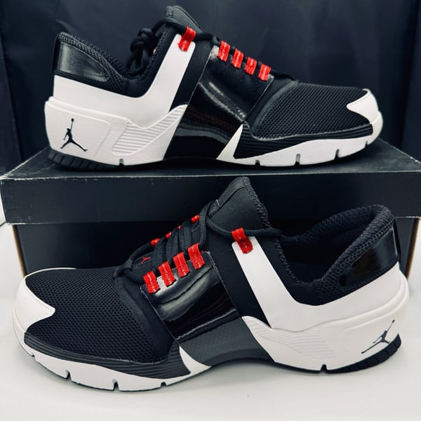 Jordan Alpha Trunner Size 12 Black White Gym Red 919714-002 Brand New!!