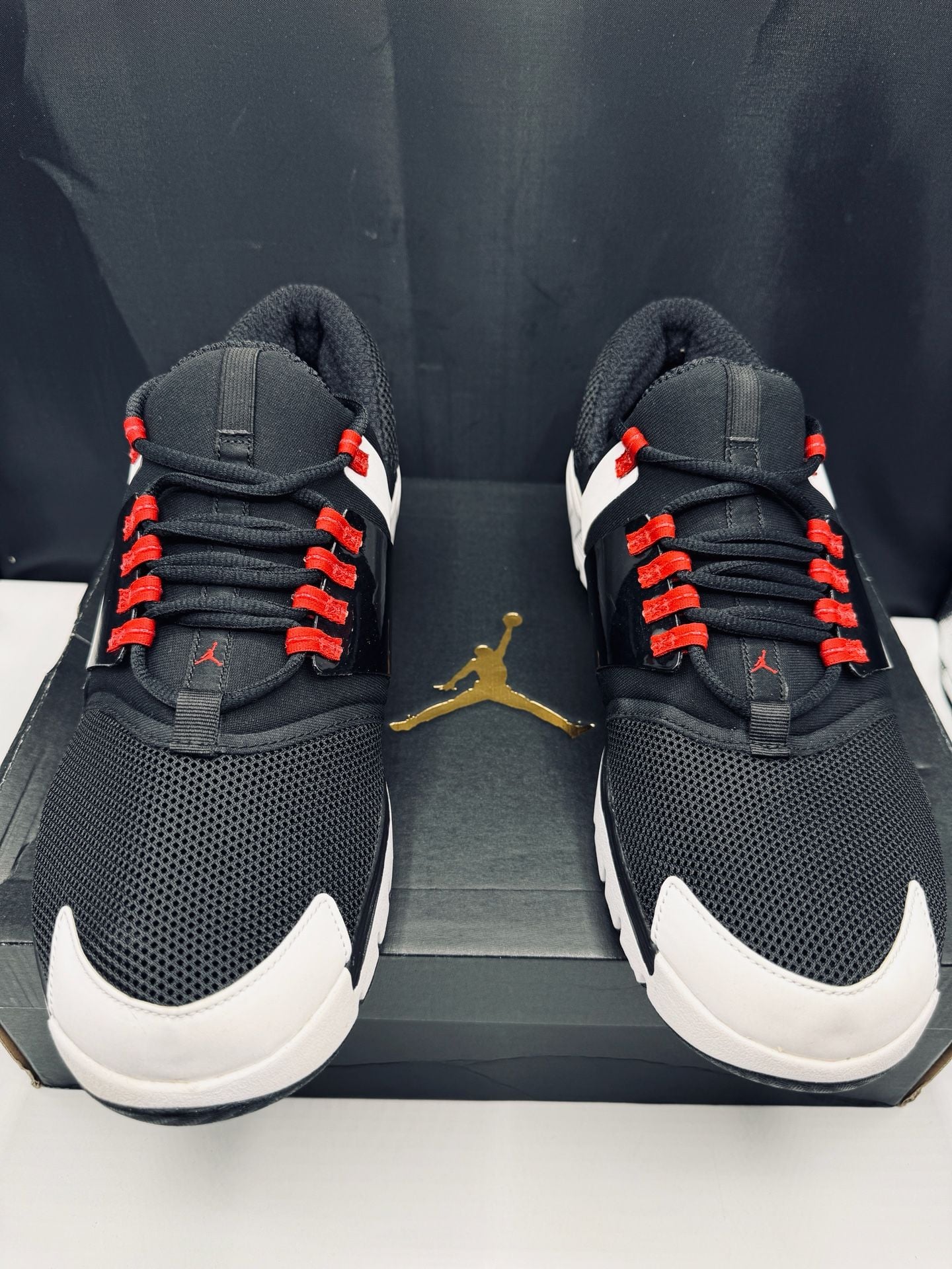 Jordan Alpha Trunner Size 12 Black White Gym Red 919714-002 Brand New!! 5