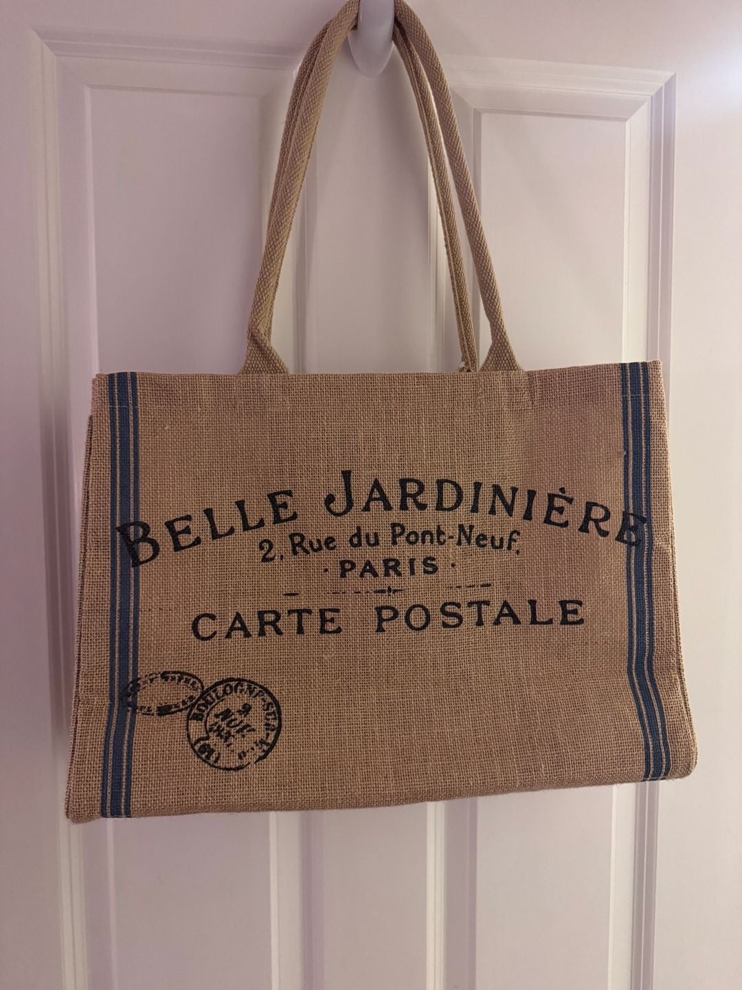 Kaf Home Belle Jardiniere Jute Market Tote Bag 3