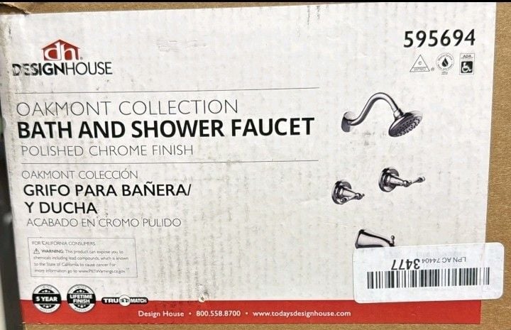 Kohler Bancroft Bath and Shower Trim Set Polished Chrome 5