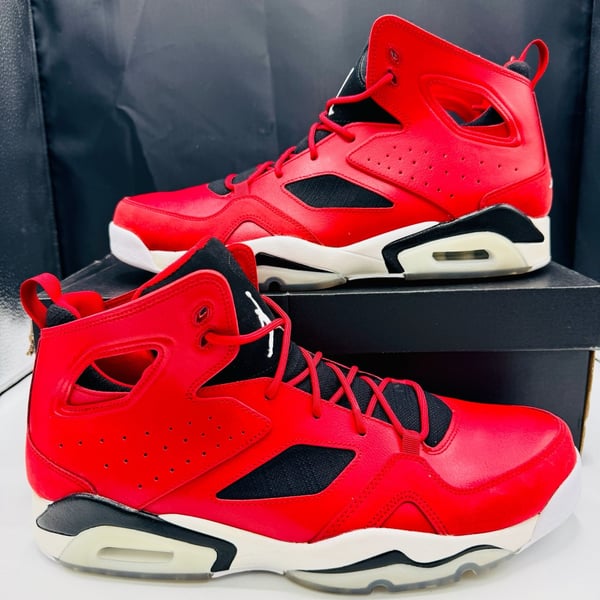 Jordan Flight Club '91 Size 13 Gym Red White Black 555475-600 Brand New!!